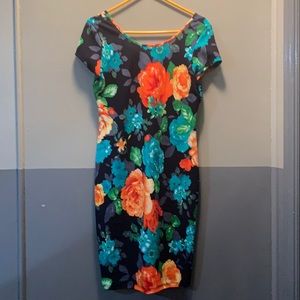 Floral mini dress